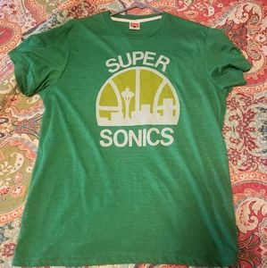 Homage Seattle Supersonics t shirt. New without tags, size large.